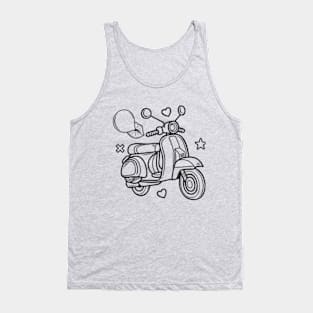 Vespa Doodle Tank Top